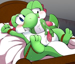Rating: Explicit Score: 0 Tags: 2014 3_fingers 3_toes ambiguous_gender anthro barefoot bdsm bed bed_bondage bedroom big_nose blue_eyes blush bodily_fluids bondage bound cum cum_on_belly cum_on_body cum_on_penis cumshot duo e621 ejaculation erection feet fingers furniture gag gagged genital_fluids genitals glistening green_body green_skin green_yoshi half-closed_eyes handjob inside lenni_(boundedyoshi) looking_down looking_up lying m@rt male mario_bros narrowed_eyes nintendo nude on_back open_mouth orgasm penile penis pillow purple_eyes raised_leg reptile rope scalie sex shadow slightly_chubby spread_eagle sweat tail tailbutt tape tape_gag thick_tail toes tongue yoshi User: bunchy7s