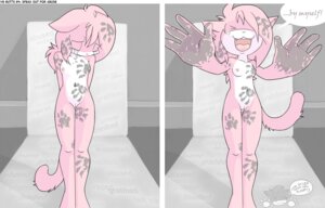 Rating: Explicit Score: 0 Tags: aeris_(vg_cats) anthro biped bodily_fluids breasts countershading domestic_cat e621 english_text felid feline felis female forced fur genitals hair mammal nipples orangebox pink_body pink_fur pink_hair rape rape_joke sex short_hair solo standing tail tears text vg_cats vgbutts vulva xd User: bunchy7s