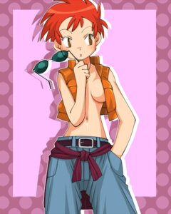 Rating: Explicit Score: 0 Tags: blush breasts brown_eyes female female_only human human_only nintendo no_bra nozomi_(pokemon) open_clothes open_shirt pokemon pokemon_(anime) rule34 shirt sideboob solo sunglasses vest zoey_(pokemon) User: bunchy7s
