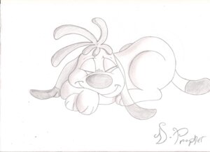 Rating: Safe Score: 0 Tags: ambiguous_gender canid canine canis domestic_dog e621 eyes_closed feral full-length_portrait graphite_(artwork) hi_res mammal monochrome n-prophet portrait quadruped scruff_(scruff) scruff_(series) sleeping solo tail traditional_media_(artwork) young young_feral User: bunchy7s