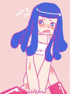 Rating: Questionable Score: 0 Tags: 1girls 2008 bedlam_(artist) blue_eyes blue_hair blush blushing blushing_at_viewer chroniko covering_crotch embarrassed female half-dressed half_naked kaiba long_hair looking_at_viewer oekaki pink_boots rule34 solo_female tank_top white_tank_top User: bunchy7s