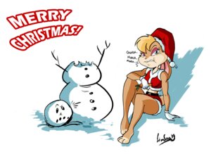Rating: Safe Score: 0 Tags: 2008 anthro carrot christmas e621 eating female food holidays jimsam-x lagomorph leporid lola_bunny looney_tunes mammal outside plant rabbit simple_background snow snowman solo vegetable warner_brothers white_background User: bunchy7s
