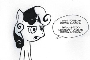 Rating: Safe Score: 0 Tags: anthro biped black_and_white black_hair curly_hair demanding demon dialogue digital_media_(artwork) e621 english_text equid equine female friendship_is_magic hair half-length_portrait hasbro horn looking_away mammal mixed_media monochrome multicolored_hair my_little_pony mythological_creature mythological_equine mythology obsessed open_mouth pen_(artwork) portrait pouting rbd_presents seismicnewton side_view simple_background solo standing stare sweetie_belle_(mlp) text thrackerzod traditional_media_(artwork) unicorn white_background white_hair young young_anthro User: bunchy7s