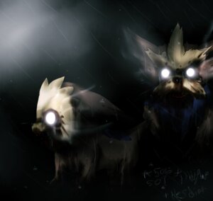 Rating: Safe Score: 0 Tags: ambiguous_gender berriessparrowmouse canid canine creepy duo e621 feral generation_5_pokemon glowing glowing_eyes herdier lillipup looking_at_viewer looking_away mammal nintendo open_mouth pokemon pokemon_(species) raining teeth water User: bunchy7s