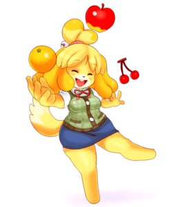 Rating: Safe Score: 0 Tags: animal_crossing anthro apple bottomwear breasts canid canine canis chelostracks cherry clothed clothed_anthro clothed_female clothing domestic_dog e621 eyes_closed featureless_feet feet female female_anthro food fruit isabelle_(animal_crossing) mammal nintendo orange_(fruit) pencil_skirt plant shih_tzu skirt solo thick_thighs toy_dog User: bunchy7s