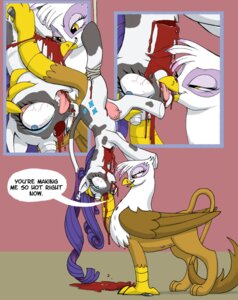 Rating: Explicit Score: 0 Tags: absurd_res alternate_species avian blood bloodshot_eyes bodily_fluids bovid bovine brain cattle dairy_cattle death decapitation duo e621 ear_piercing ear_tag english_text fan_character feathered_wings feathers female female/female friendship_is_magic gilda_(mlp) gore gore_focus grotesque_death gryphon hasbro hi_res holstein_friesian_cattle hybrid kissing mammal mechacockzilla my_little_pony mythological_avian mythological_creature mythology necrophilia organs piercing raricow_(mlp) rarity_(mlp) slit_throat tail teats text udders wings User: bunchy7s