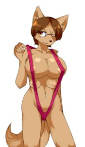 Rating: Questionable Score: 0 Tags: 4_breasts anthro areola big_breasts breasts brown_hair canid canine clothed clothing e621 eyewear female fur glasses hair magenta_sling_bikini mammal micro_sling_bikini multi_breast multi_nipple nipples one-piece_swimsuit orange_eyes pink_areola pink_nipples shio_inu simple_background skimpy sling_bikini solo supernumerary_breasts swimwear tail tan_body tan_fur white_background User: bunchy7s