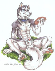 Rating: Explicit Score: 0 Tags: 1boy 2009 balls blue_eyes canine collar football grass half-erect male male_only nude pawpads penis rule34 sheath sitting solo spread_legs spreading wielder User: bunchy7s