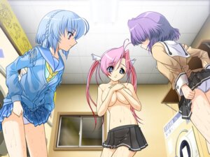 Rating: Questionable Score: 0 Tags: 3girls antenna_hair ayakashi blue_eyes blue_hair braid breast_hold breasts covering eim_yoake female game_cg hair_over_eyes hime_yakushiji large_breasts long_hair multiple_females multiple_girls natsuhara_orie no_bra orie_natsuhara panties pink_hair purple_hair rule34 school_uniform serafuku short_hair skirt skirt_lift tied_hair toma_(asagayatei) topless twintails underwear undressing washing_machine wet wet_clothes white_panties yakushiji_hime yoake_eimu User: bunchy7s