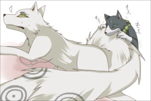 Rating: Safe Score: 0 Tags: bite black_border border canid canine canis domestic_dog duo e621 feral fluffy fluffy_tail hakubi kekkaishi madarao_(kekkaishi) male mammal reina_(artist) spirit spirits tail tail_bite tail_fetish tail_in_mouth tail_play User: bunchy7s