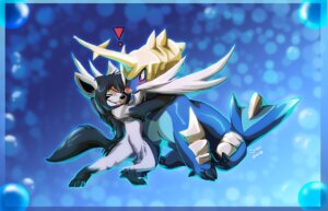 Rating: Safe Score: 0 Tags: 2010 abstract_background ambiguous_gender anthro anthrofied blush colored digital_drawing_(artwork) digital_media_(artwork) duo e621 exclamation_point fan_character female feral generation_3_pokemon generation_5_pokemon hug kura_(shadoweon) mammal mightyena nintendo pokemon pokemon_(species) quadruped saiori samurott simple_background size_difference tail year User: bunchy7s