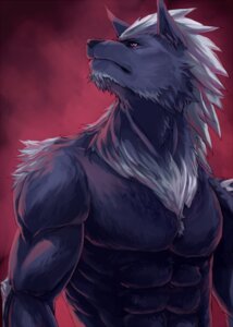 Rating: Safe Score: 0 Tags: abs anthro big_muscles canid canine canis e621 frown fur grey_body grey_fur hair half-length_portrait looking_aside male mammal muscular muscular_anthro muscular_male nude portrait purple_eyes short_hair sky_gomi solo white_hair wolf User: bunchy7s