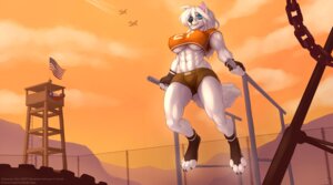 Rating: Questionable Score: 0 Tags: 2013 abs american_flag anthro barefoot big_breasts biped blue_eyes breasts canid canine canis chain cleo_(yutrah) clothed clothing detailed_background digital_media_(artwork) e621 exercise feet female fingerless_gloves footwear front_view fully_clothed fur gloves hair handwear legwear long_hair mammal military muscular muscular_anthro muscular_female navel nipple_outline orange_sky outside paws shirt sky smile socks solo texas tight_clothing toeless_footwear toeless_socks topwear under_boob united_states_of_america white_body white_fur white_hair wolf wolfy-nail workout User: bunchy7s