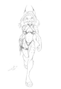 Rating: Questionable Score: 0 Tags: 4_toes anthro barefoot bikini biped claws clothed clothing dagger e621 feet felid feline female greyscale lynx mammal mary_(sandra_gaeremynck) melee_weapon monochrome sandra_gaeremynck sketch skimpy solo swimwear toes two-piece_swimsuit weapon User: bunchy7s