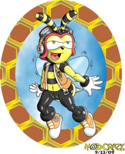 Rating: Explicit Score: 0 Tags: 2009 5_fingers antennae armor bee black_nose black_skin bottomless charmy_bee clothes color eyewear female female_only flat_chest flying footwear front_view gloves goggles helmet madcrazy navel open_clothes open_eyes open_mouth orange_eyes pussy rule34 rule_63 shoes solo sonic_(series) stinger vest wings yellow_skin User: bunchy7s