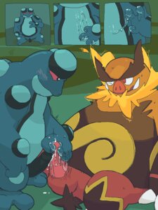 Rating: Explicit Score: 0 Tags: 2012 3:4 aliasing anthro argon_vile balls blush bodily_fluids cum digital_media_(artwork) duo e621 emboar erection generation_5_pokemon genital_fluids genitals handjob humanoid_genitalia humanoid_penis lube male male/male multiple_images nintendo penile penis pokemon pokemon_(species) seismitoad sex slightly_chubby User: bunchy7s