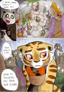 Rating: Safe Score: 0 Tags: anthro avian bear better_late_than_never bird blue_eyes bodily_fluids comic crying daigaijin dialogue domestic_pig dreamworks e621 english_text felid female giant_panda group kung_fu_panda lagomorph leporid male mammal master_po_ping master_tigress painting_(artwork) pantherine rabbit red_eyes suid suine sus_(pig) tail tears text tiger traditional_media_(artwork) traditional_painting_(artwork) traditional_watercolor_(artwork) watercolor_(artwork) young young_anthro User: bunchy7s