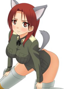 Rating: Explicit Score: 0 Tags: animal_ear ass blush breasts clothing female medium_breasts minna-dietlinde_wilcke rule34 strike_witches tail world_witches_series User: bunchy7s