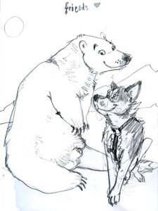 Rating: Explicit Score: 0 Tags: animal_genitalia anthro bear canid canine canis detached_sheath domestic_dog duo e621 feral genitals java male mammal penis penis_tip sheath simple_background white_background User: bunchy7s