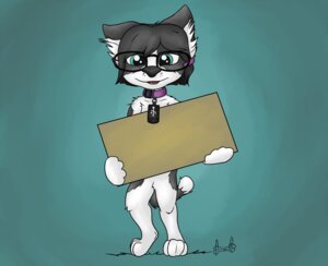 Rating: Safe Score: 0 Tags: accessory anthro begging canid canine canis censored chelsea_chamberlain chibi child collar convenient_censorship domestic_dog e621 electronics eyewear female fuzzywuff glasses hair_accessory hairclip karelian_bear_dog mammal nude simple_background solo spitz usb usb_necklace young young_anthro young_female User: bunchy7s