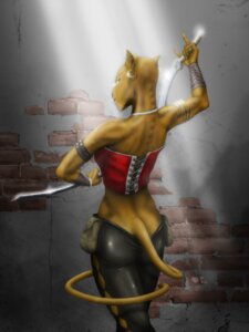 Rating: Questionable Score: 0 Tags: 3:4 anthro bag bethesda_game_studios blade e621 felid female femme_fatale holding_object holding_weapon khajiit knife lancea mammal microsoft oblivion solo tail the_elder_scrolls weapon User: bunchy7s