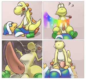 Rating: Explicit Score: 0 Tags: 2013 >:) angry anthro aogami balls big_balls big_nose big_penis black_eyes clenched_teeth close-up clothing comic confusion dinosaur dominant duo e621 electricity erection expansion eyewear flail footwear forced genital_expansion genitals glass glasses glistening grey_background growth happy hat headgear headwear japanese kamek kneeling koopa larger_dom larger_male lightning lizard looking_down lying magic magic_user magikoopa male male/male mario_bros melee_weapon new_super_mario_bros_wii nintendo nude object_in_mouth on_back orange_body orange_skin penis penis_expansion pink_body pink_penis pink_skin prehistoric_species question_mark raised_arm reptile robe scalie sex shadow sharp_teeth shoes simple_background sitting size_difference smaller_male smile spread_legs spreading standing tapering_penis teeth wand weapon white_body white_skin yellow_body yellow_skin yellow_yoshi yoshi User: bunchy7s