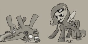 Rating: Safe Score: 0 Tags: bodysuit circle_eyes clothing digital_media_(artwork) duo e621 empty_eyes equid equine eyewear feathered_wings feathers female feral fluttershy_(mlp) friendship_is_magic goggles hasbro mammal monochrome my_little_pony mythological_creature mythological_equine mythology pegasus quadruped rainbow_dash_(mlp) shocked simple_background skinsuit tail tight_clothing toony uniform unknown_artist wings wonderbolts_(mlp) User: bunchy7s