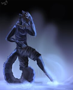 Rating: Safe Score: 0 Tags: 2008 anthro bottomwear clothing e621 facepalm female genet ginger_(snow-wolf) mammal shirt shorts snow-wolf solo tail topwear viverrid water User: bunchy7s