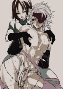 Rating: Explicit Score: 0 Tags: 2boys arms_behind_back blush bondage chosokabe_motochika clothing cum cum_on_body cum_on_self erection eye_patch gay glans gloves grope groping male mouri_motonari multiple_boys multiple_males penis rule34 sengoku_basara shiraishi_asuka uncensored underwear white_hair yaoi User: bunchy7s