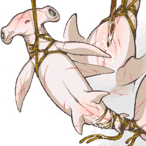 Rating: Explicit Score: 0 Tags: 1:1 aquatic bdsm blood bodily_fluids bondage bound caught_in_the_act cum digital_media_(artwork) e621 female feral fish genital_fluids genitals green_eyes ground_shark haison hammerhead_shark low_res oekaki rope shark simple_background solo submissive submissive_female vaginal_fluids vulva what white_background User: bunchy7s