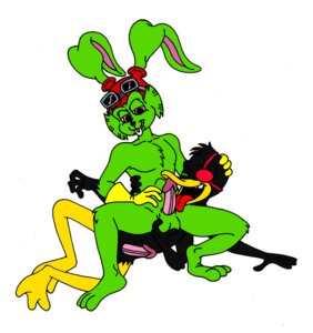 Rating: Explicit Score: 0 Tags: 4_arms alien anthro avian bird bucky_o'hare bucky_o'hare_(series) deadeyes_duck duck furry gay interspecies kooshmeister male male_only mammmal multi_arm multi_limb rabbit rule34 yaoi User: bunchy7s