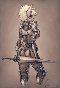 Rating: Questionable Score: 0 Tags: 2010 anthro armor big_breasts biped breasts butt canid canine clothing convincing_weapon corset deer e621 female jayron legwear lingerie mammal melee_weapon monochrome rear_view side_boob simple_background solo standing stockings sword topwear unconvincing_armor weapon User: bunchy7s