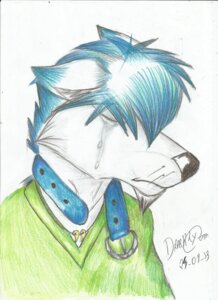 Rating: Questionable Score: 0 Tags: anthro bodily_fluids canid canine canis crying darklycan e621 hi_res male mammal sad solo tears wolf User: bunchy7s