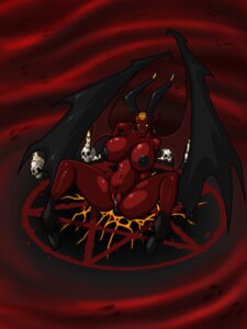 Rating: Explicit Score: 0 Tags: 2010 5_fingers abstract_background alternative_fashion animal_humanoid anterior_nasal_aperture bald bare_breasts big_breasts black_horn black_nipples black_vulva bodily_fluids breasts candle demon digital_media_(artwork) e621 ear_piercing female fingers fire front_view full-length_portrait genital_fluids genitals glowing glowing_eyes goth high-angle_view hooves horn huge_breasts humanoid humanoid_pointy_ears inverted_pentacle looking_at_viewer lordstevie magic magic_circle membrane_(anatomy) membranous_wings navel navel_piercing nipples nude occult_symbol pentacle pentagram piercing pointy_ears portrait presenting pubes reclining red_background red_body red_skin red_theme ritual satanism simple_background slightly_chubby slightly_chubby_female slightly_chubby_humanoid solo spread_legs spreading symbol trad_goth vaginal_fluids vulva wings yellow_eyes User: bunchy7s