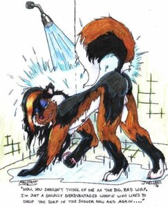 Rating: Explicit Score: 0 Tags: 1996 anthro balls barely_visible_balls barely_visible_genitalia bedroom_eyes butt don't_drop_the_soap e621 english_text falstaff_(jessica_willard) femboy genitals half-closed_eyes inviting inviting_to_sex jessica_willard looking_at_viewer male mammal narrowed_eyes penis piercing presenting presenting_hindquarters raised_tail seductive shower shower_head smile smiling_at_viewer soap solo spread_legs spreading tail talking_to_viewer teasing teasing_viewer text traditional_media_(artwork) unknown_species water User: bunchy7s