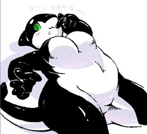 Rating: Questionable Score: 0 Tags: anthro anthrofied aquatic breasts cetacean dolphin e621 female low_res mammal obese obese_anthro obese_female oceanic_dolphin onakanau orca overweight overweight_anthro overweight_female simple_background solo tail toothed_whale white_background User: bunchy7s