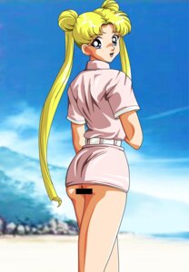 Rating: Explicit Score: 0 Tags: 1girls artist_request bar_censor beach bishoujo_senshi_sailor_moon blonde_hair blue_eyes censored clothed clothing female female_only hair_buns looking_at_viewer looking_back no_panties rear_view rule34 solo tagme twintails usagi_tsukino User: bunchy7s