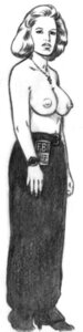 Rating: Explicit Score: 0 Tags: 1girls black_and_white breasts dana_scully fbi female female_only high-heeled_jill name_tag nipples no_bra rule34 solo tagme topless x-files User: bunchy7s