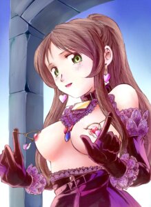 Rating: Explicit Score: 0 Tags: 1girls bondage breasts brown_hair chains collar earring earrings female gloves green_eyes highres jason_(kaiten_kussaku_kikou) jewelry jiei_son long_hair looking_at_viewer nipple_piercing nipples original outdoors outside piercing rule34 slave smile solo topless User: bunchy7s