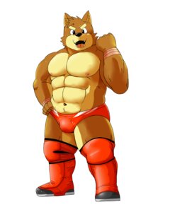 Rating: Safe Score: 0 Tags: 4:5 anthro biceps big_muscles biped black_nose boots canid canine canis clothed clothing domestic_dog e621 footwear hi_res kenta_shiba_(character) male mammal muscular muscular_anthro muscular_male nipples pecs red_clothing red_footwear red_shoes shiba-kenta shoes solo stocky topless wrestler wrestling_briefs User: bunchy7s