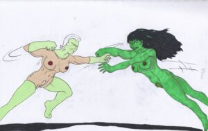 Rating: Explicit Score: 0 Tags: 2girls ben1804 big_breasts breasts catfight elbow_gloves female female_only gloves green-skinned_female green_hair green_skin hairy_pussy hulk_(series) light-skinned_female light_skin marvel marvel_comics masked_female multiple_females multiple_girls naked_female nipples nude nude_female pubic_hair pussy rule34 she-hulk thigh_boots User: bunchy7s