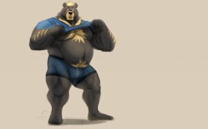 Rating: Questionable Score: 0 Tags: anthro barefoot bear biped black_bear bulge clothed clothing clothing_lift e621 eyewear feet galvinwolf glasses male mammal moon_bear nipples overweight overweight_anthro overweight_male shirt shirt_lift solo topwear ursine User: bunchy7s