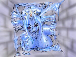 Rating: Questionable Score: 0 Tags: 4:3 big_breasts breasts crown e621 female goo_creature headgear looking_at_viewer nipples not_furry purple_eyes solo unknown_artist User: bunchy7s