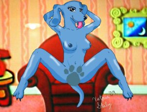 Rating: Explicit Score: 0 Tags: 2009 blue's_clues blue_(blue's_clues) breasts canine censored female female_focus female_only furry nickelodeon nipples rule34 sarah_furry tongue tongue_out User: bunchy7s