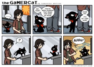 Rating: Safe Score: 0 Tags: :< annoyed black_body black_fur brown_hair clothing comic controller dialogue domestic_cat e621 english_text felid feline felis feral fur game_controller gamercat_(character) hair human humor licking male mammal open_mouth quadruped question_mark samantha_whitten scarf six_frame_image speech_bubble store tail teeth text the_gamercat tongue tongue_out url User: bunchy7s Rating: Safe Score: 0 Tags: :< annoyed black_body black_fur brown_hair clothing comic controller dialogue domestic_cat e621 english_text felid feline felis feral fur game_controller gamercat_(character) hair human humor licking male mammal open_mouth quadruped question_mark samantha_whitten scarf six_frame_image speech_bubble store tail teeth text the_gamercat tongue tongue_out url User: bunchy7s
