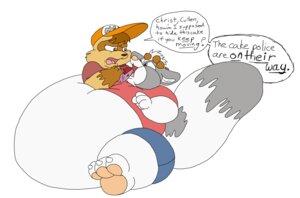 Rating: Safe Score: 0 Tags: anthro belly boomereverett bottomwear cake clothing dessert dialogue domestic_cat duo e621 english_text felid feline felis food force_feeding forced fur hat headgear headwear humor male mammal nemo obese overweight procyonid raccoon shirt shorts tail text topwear User: bunchy7s Rating: Safe Score: 0 Tags: anthro belly boomereverett bottomwear cake clothing dessert dialogue domestic_cat duo e621 english_text felid feline felis food force_feeding forced fur hat headgear headwear humor male mammal nemo obese overweight procyonid raccoon shirt shorts tail text topwear User: bunchy7s