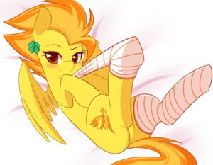 Rating: Safe Score: 0 Tags: 2013 bed brown_eyes clothing corrupteddiscipline e621 equid equine feathered_wings feathers female feral flower footwear friendship_is_magic furniture hair hasbro hi_res legwear looking_at_viewer lying mammal multicolored_hair my_little_pony mythological_creature mythological_equine mythology on_back orange_hair pegasus plant socks solo spitfire_(mlp) two_tone_hair undressing wings wonderbolts_(mlp) yellow_body yellow_feathers User: bunchy7s