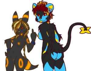 Rating: Explicit Score: 0 Tags: anthro anthrofied black_body black_fur blink_(artist) blonde_hair breasts duo e621 ear_piercing ear_ring eeveelution felid female fur generation_2_pokemon generation_4_pokemon genitals gesture glowing glowing_markings hair hand_gesture luxray mammal markings middle_finger nintendo nipple_piercing nipples piercing pokemon pokemon_(species) pokemorph red_sclera ring_piercing simple_background tail tongue tongue_piercing umbreon vulva white_background yellow_eyes yellow_markings User: bunchy7s