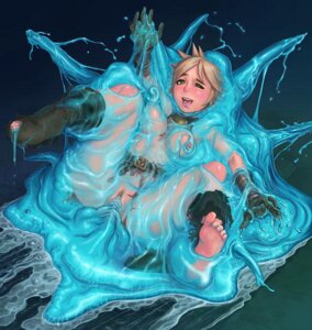 Rating: Explicit Score: 0 Tags: barefoot blush breasts feet female goo monster nipples rule34 slime slime_monster soles toes User: bunchy7s