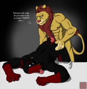 Rating: Explicit Score: 0 Tags: abs anthro anthro_on_anthro bed biceps big_muscles black_body black_fur blue_eyes bodily_fluids canid canine canis collar cum dialogue dobermann domestic_dog duo e621 english_text erection felid fur furniture genital_fluids genitals hi_res interspecies jewelry linkin linkin_monroe lion male male/male mammal muscular muscular_male necklace nipples pantherine pecs penis pinscher profanity sex tail text tongue User: bunchy7s